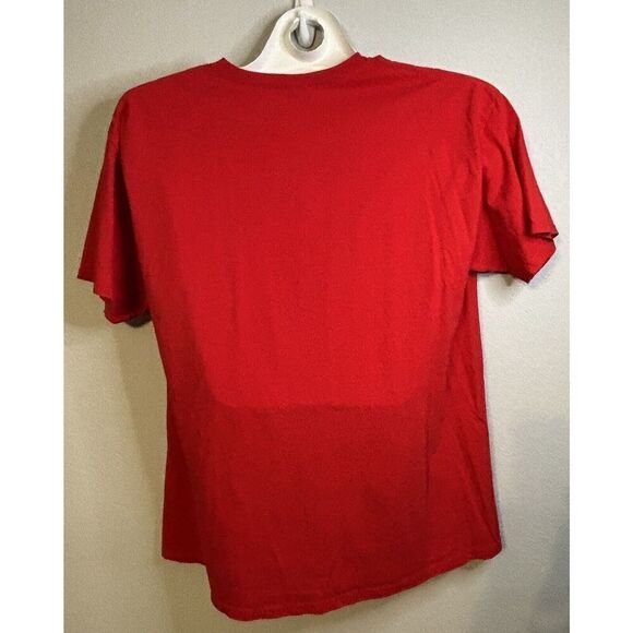 Santa T-shirt Christmas Tee Red Short Sleeve Size XL Extra Large Dec 25th - Picture 2 of 4